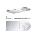 Rainfall Shower FTS2209R 2F 80x80 - Rainfall Shower 2mm-FTS2209R