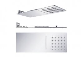Rainfall Shower FTS2209S 2F 260x185 - 2mm SS Mirror Shower-Square